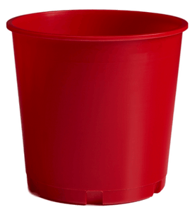 176oz red church offering bucket